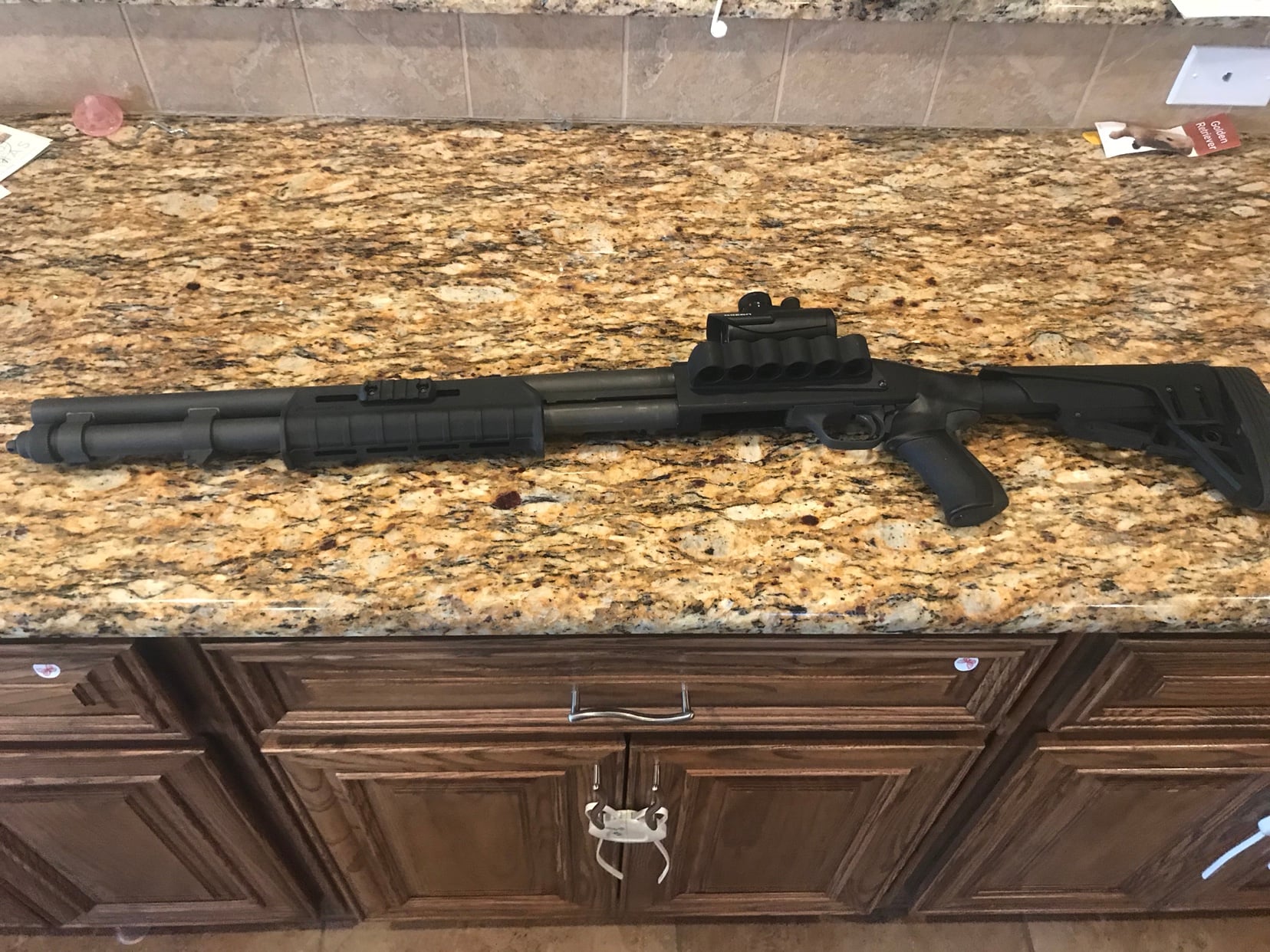 Wood furniture for my 590A1 Mossberg Owners